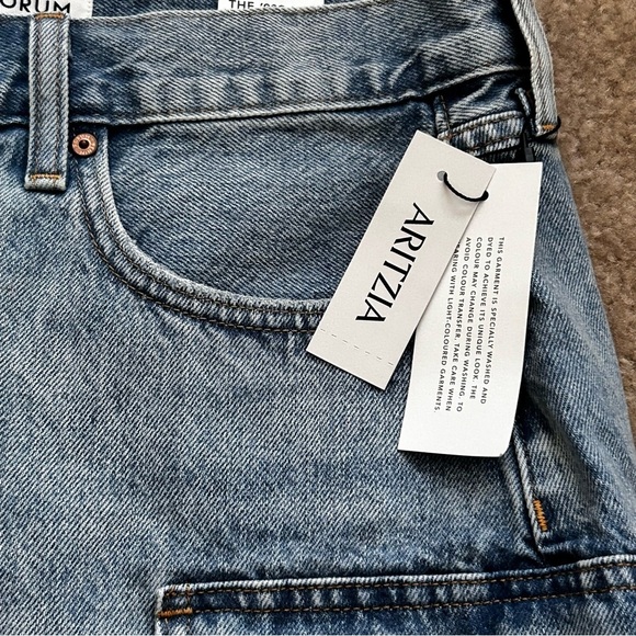 Aritzia The Cool Little Micro Mid Rise Cargo Denim Skirt - Picture 6 of 9